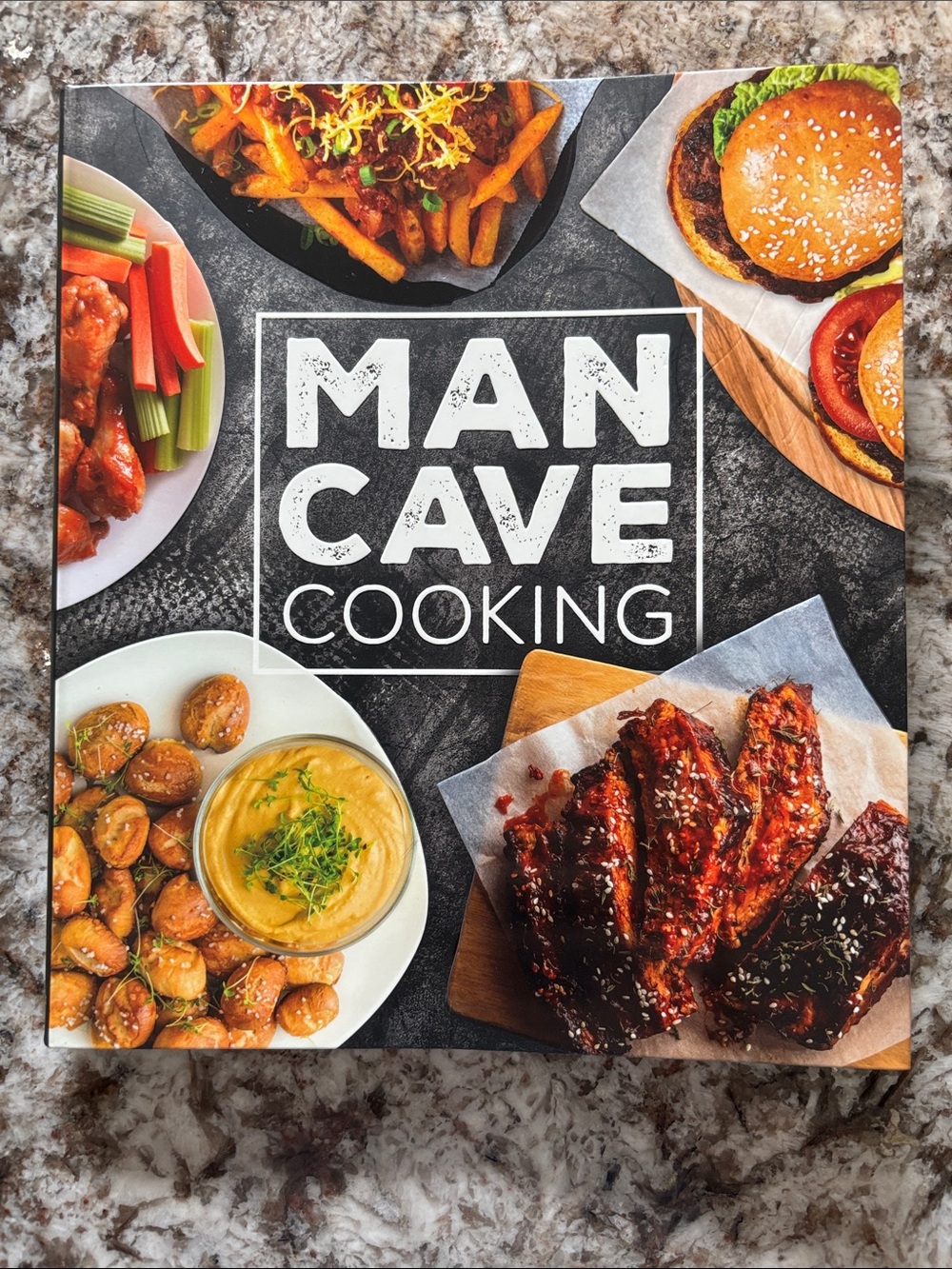 Man Cave Cookbook Hardcover Cookbook